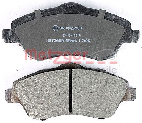 METZGER 1170047 Bremsbelagsatz, Scheibenbremse